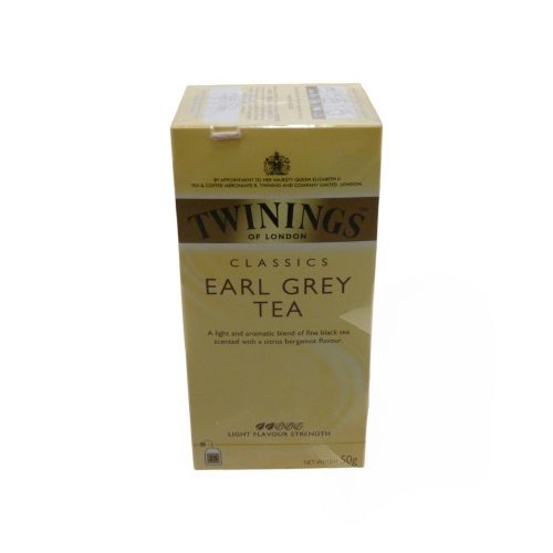 Twinings earl grey fekete tea 25x2g 50g