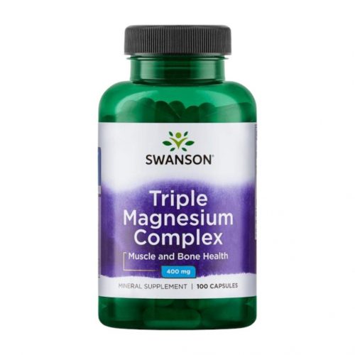 Swanson triple magnesium complex 400mg 100 kapszula