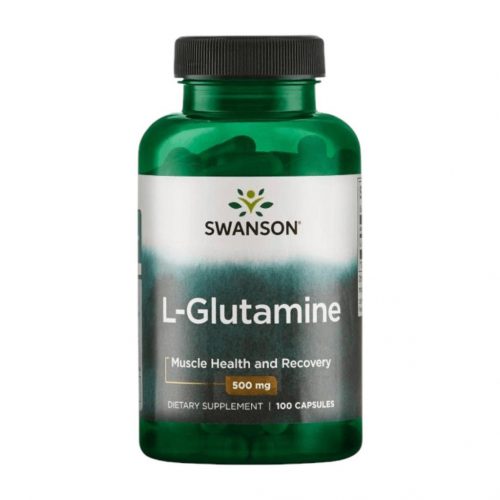 Swanson l-glutamine 500mg 100 kapszula