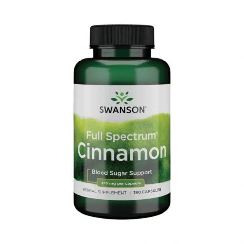 Swanson cinnamon (fahéj) 375mg 180 kapszula