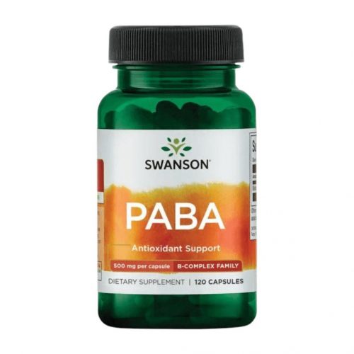 Swanson paba (para-amino-benzoésav) 500mg 120 kapszula