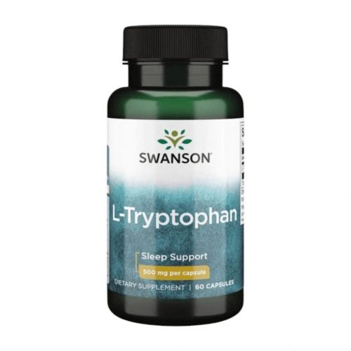 Swanson l-tryptophan 500mg 60 kapszula (az 5htp előanyaga)