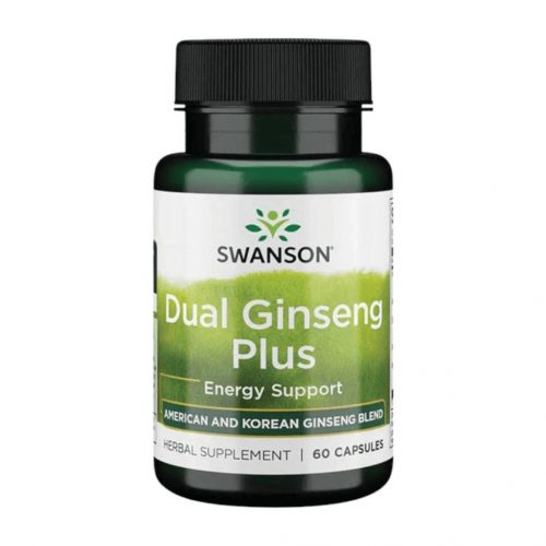 Swanson dual ginseng plus 60 kapszula