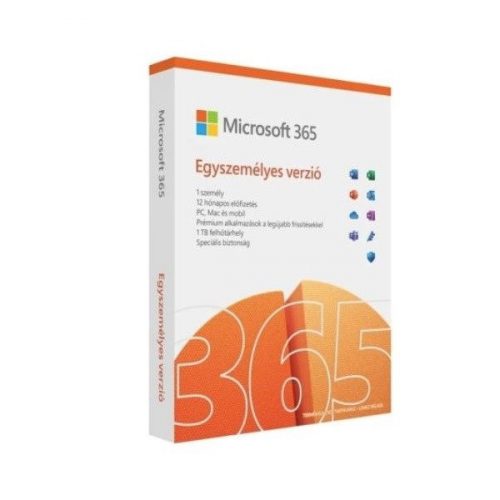 Microsoft office csomag - office 365 personal (qq2-01744, 32/64bit, magyar, 1 felhasználó - 1évre)