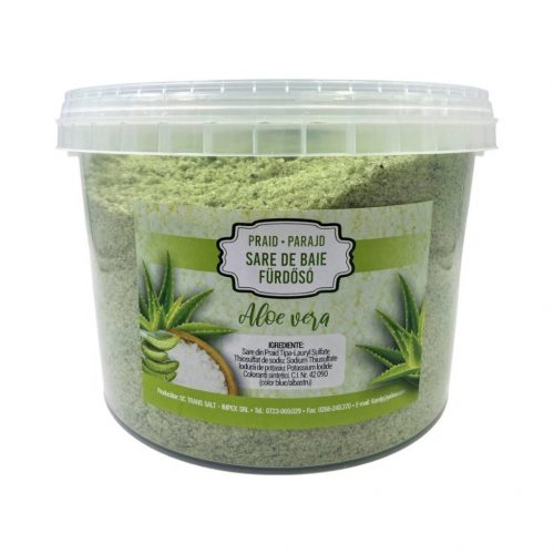 Fürdősó aloe-verás 5kg vödrös parajdi