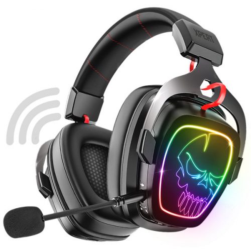 Spirit of gamer wireless fejhallgató - mic-xh1500 (multiplatform, 7.1, mikrofon, hangerőszabályzó, nagy-párnás, fekete)