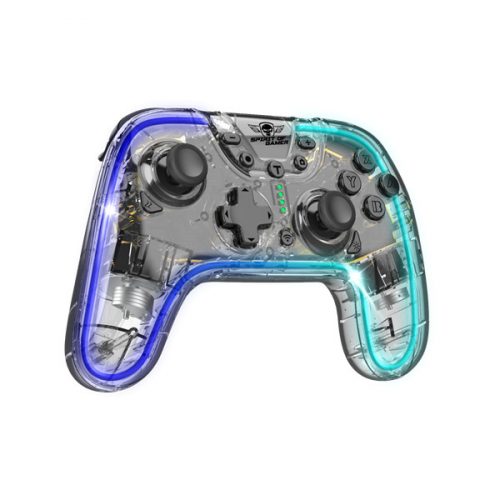 Spirit of gamer gamepad vezeték nélküli - pulse bluetooth (bt, vibration, pc/ios/android kompatibilis, fekete-kék)