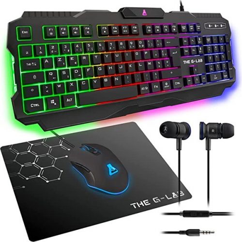 The g-lab gaming kit - 4 in 1 combo helium hu (keyz 120 billentyűzet, kult helium egér+pad, int 100 fülhallgató, magyar)