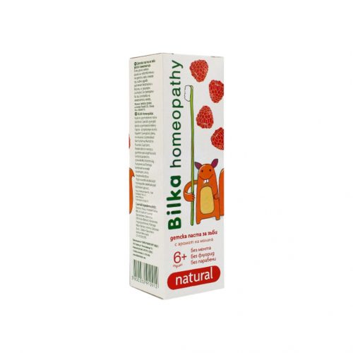 Bilka homeopátiás fogkrém málna 6+ 50 ml