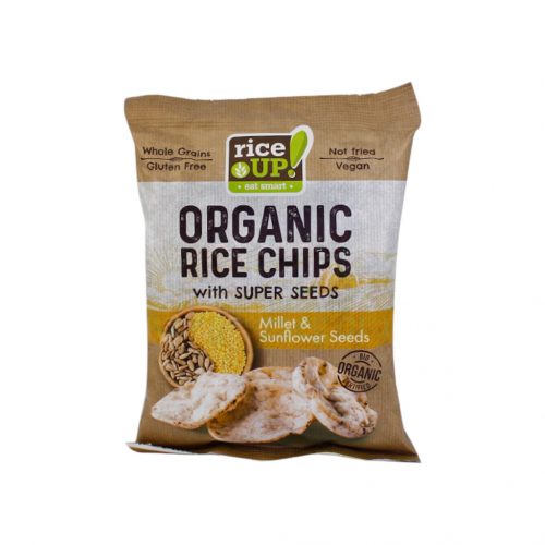 Rice up bio köles & napraforgó chips 25g