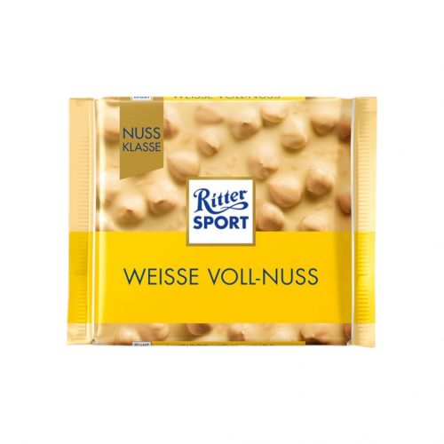 Ritter sport voll-nuss weisse nuss klasse /464125/ 100g