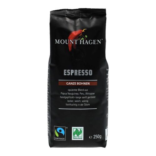 Mount hagen bio szemes espresso kávé 250g