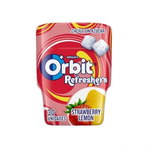 Orbit refreshers bottle strawberry lemon (30 szemes) 67g