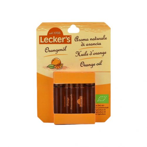 Leckers bio narancsolaj /étkezési/4x2 ml 8 ml