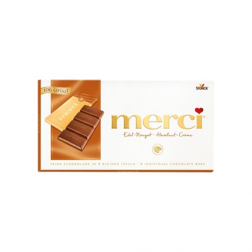 Merci edel-nougat hazelnut-creme 112g