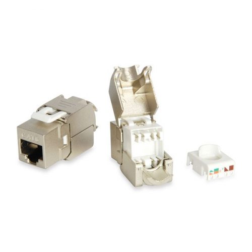 Equip keystone - 767213 (cat6, árnyékolt, tool-free) 8db/csomag