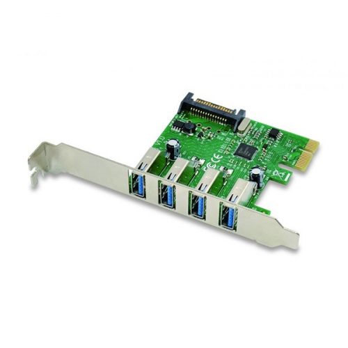 Conceptronic bővítőkártya - emrick02g (pcie x1 to 4x usb-a 3.0)