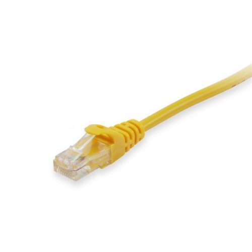 Equip kábel - 603061 (utp patch kábel, cat6a, réz, lsoh, 10gb/s, sárga, 0,5m)