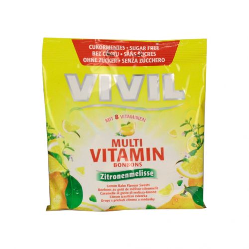 Vivil cukormentes multivitaminos frissítő citromos cukor 60g