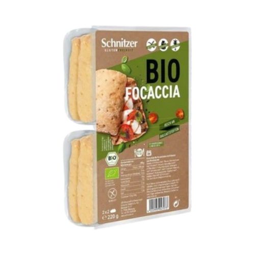 Schnitzer bio gluténmentes focaccia 220g