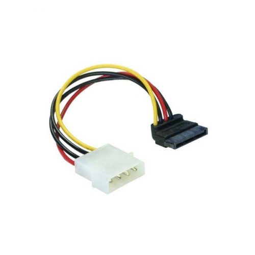 Delock 60101 cable power sata hdd > 4pin male – hajlított (derékszögben)