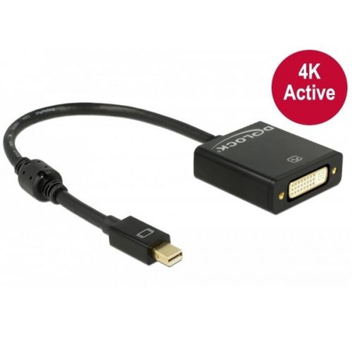 Delock átalakító - 62603 (mini displayport -> dvi-d adapter)