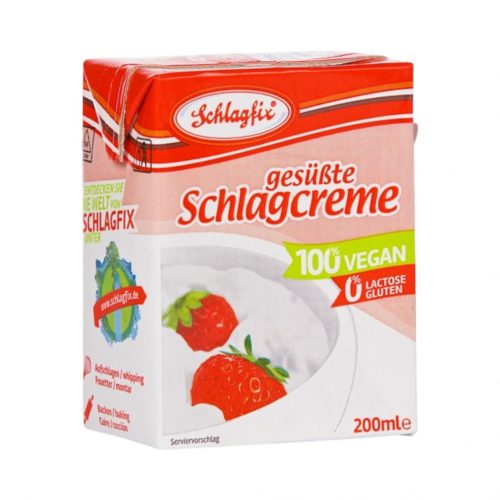 Schlagfix vegan habkrém 15% -  édesített 200 ml