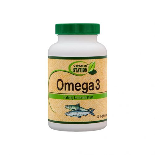 Vitamin station omega-3 zselétabletta 90 db