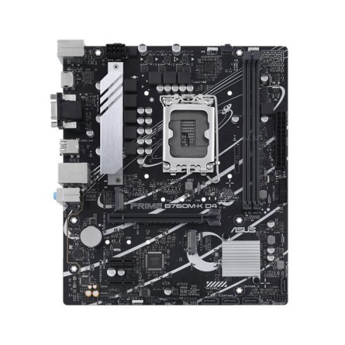 Asus alaplap - intel prime b760m-k d4 s1700 (b760, 2xddr4 5333mhz, 4xsata3, 2xm.2, hdmi+vga)