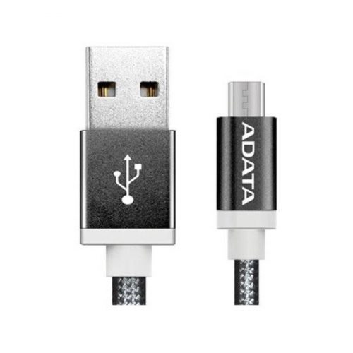 Adata kábel - usb-a to micro-b (fekete, 1m)