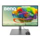 Benq monitor 27" - pd2725u (ips, 16:9, 3840x2160, 5ms, 400cd/m2, 2xhdmi, dp, th3, usb, speaker, pivot, mag.áll., Vesa)