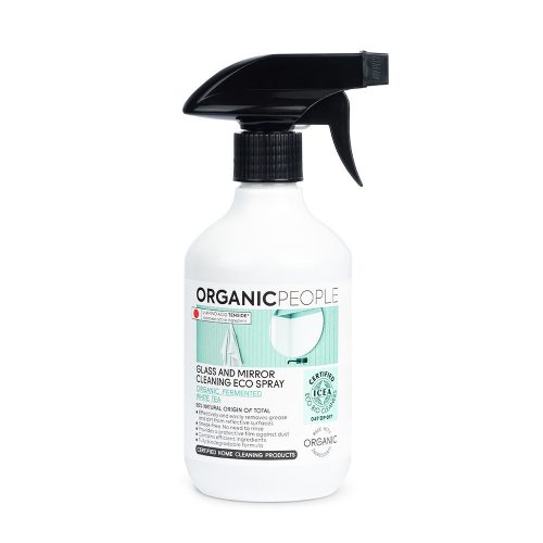 Organic people öko ablak- és tükörtisztító spray bio fermentált fehér teával 500 ml