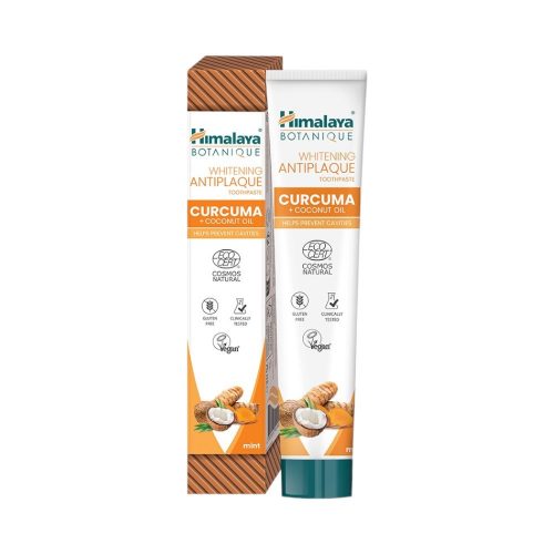 Himalaya botanique natúr kurkumás fehérítő, lepedékeltávolító fogkrém 75 ml