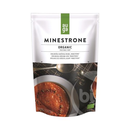 Auga bio vegán zöldséges minestrone leves 400g