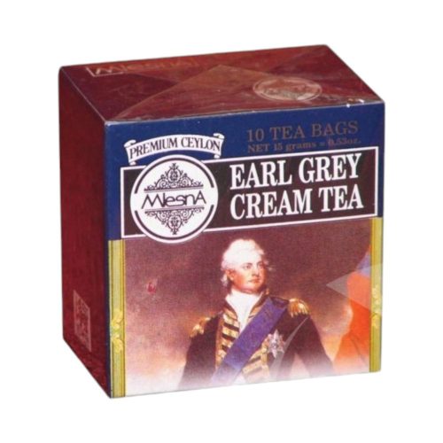 Mlesna earl grey krém filteres fekete tea 10x1,5g 10 db