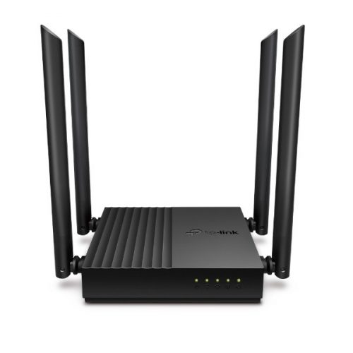 Tp-link router wifi ac1200 - archer c64 (400mbps 2,4ghz + 867mbps 5ghz; 4port 1gbps)