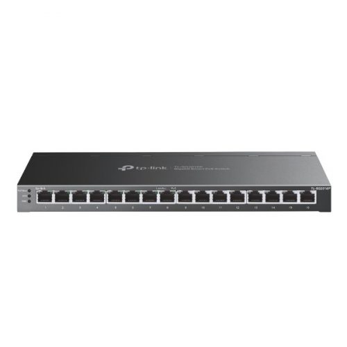 Tp-link switch smart poe - sg2016p (16port 1gbps; 8× 802.3at/af poe+; 120w; l2/l3/l4)