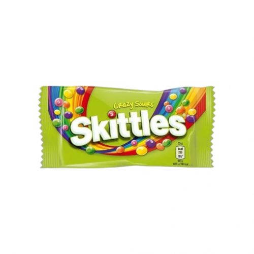 Skittles drazse crazy sours zöld 38g