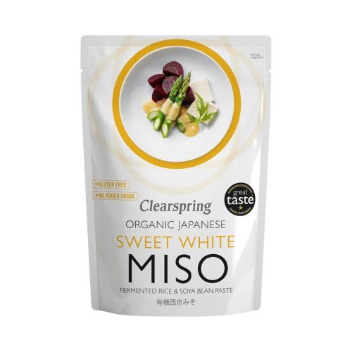 Clearspring bio édes fehér miso-tasakos 250g