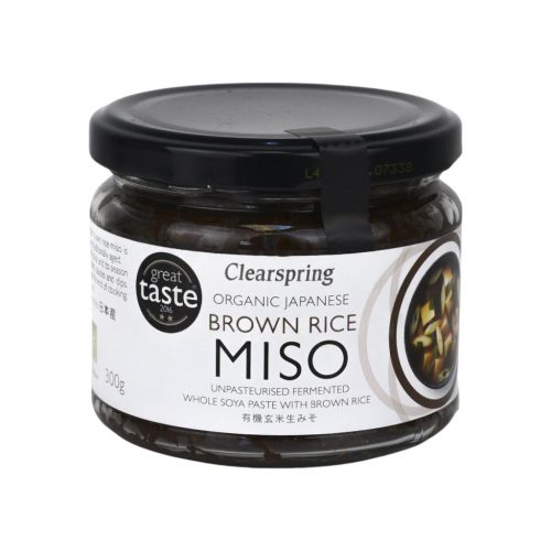 Clearspring bio miso barnarizsből üveges 300g