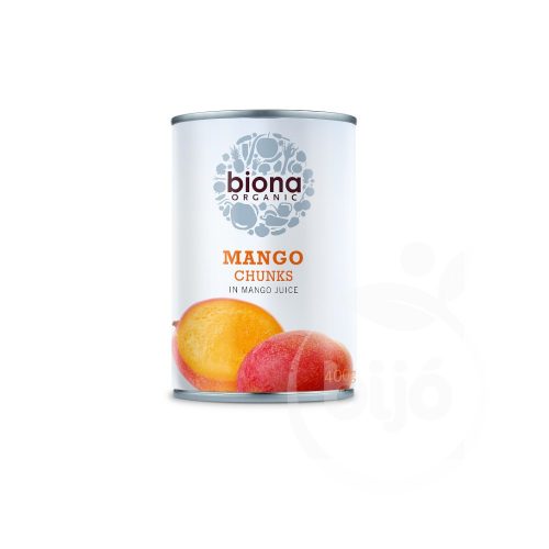 Biona bio mangó darabok mangólében 400g