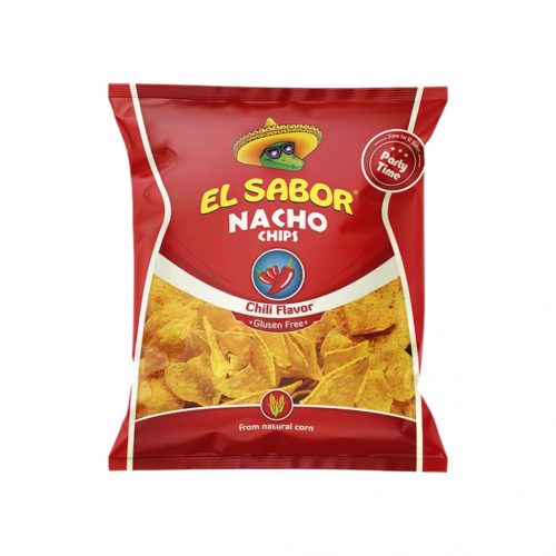 El sabor big nacho chips gluténmentes chilis 225g