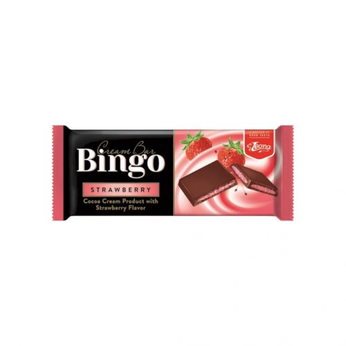 Bingo cream bar strawberry eper 90g