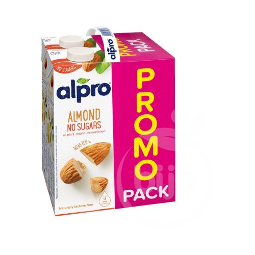 Alpro cukormentes pörkölt mandulaital 4x1000 ml