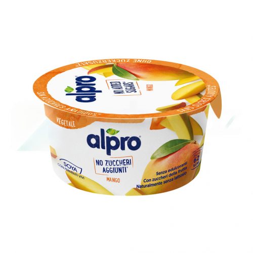 Alpro szójagurt mangós hozzáadott cukrot nem tartalmaz 135 g