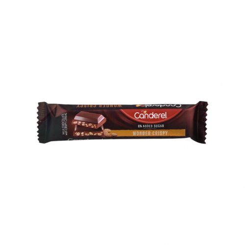 Canderel crispy tejcsokoládé szelet 0% sugar 27g