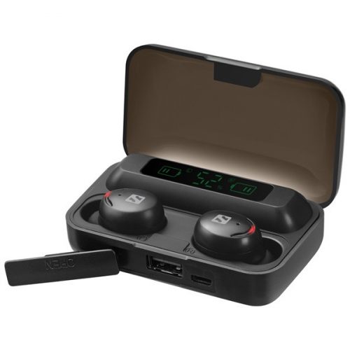 Sandberg wireless fülhallgató - bluetooth earbuds + powerbank