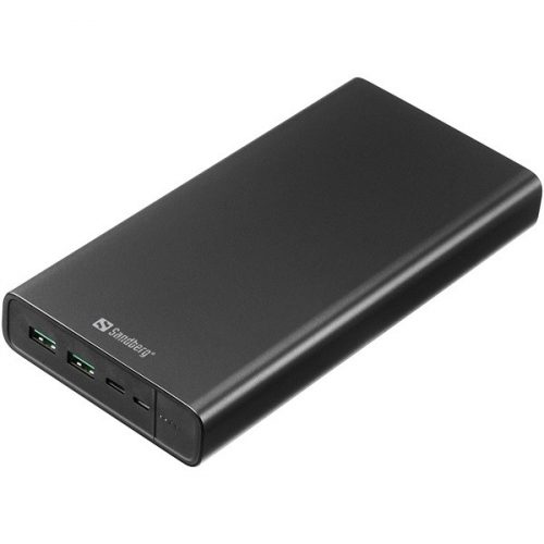 Sandberg akkubank - powerbank usb-c pd 100w 38400 (bemenet: usb-c, kimenet: 2xusb-a+usb-c)