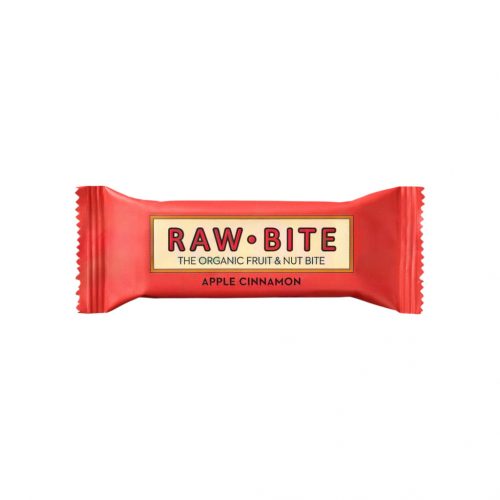 Gluténmentes rawbite organic alma-fahéj bar 50g