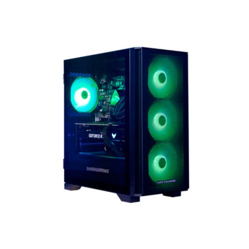 Shark gaming pc - shark maelstrom (r5-5500, rtx3050 8g , 1tb nvme  , 16gb  , air cooler, windows 11 home, 550w)